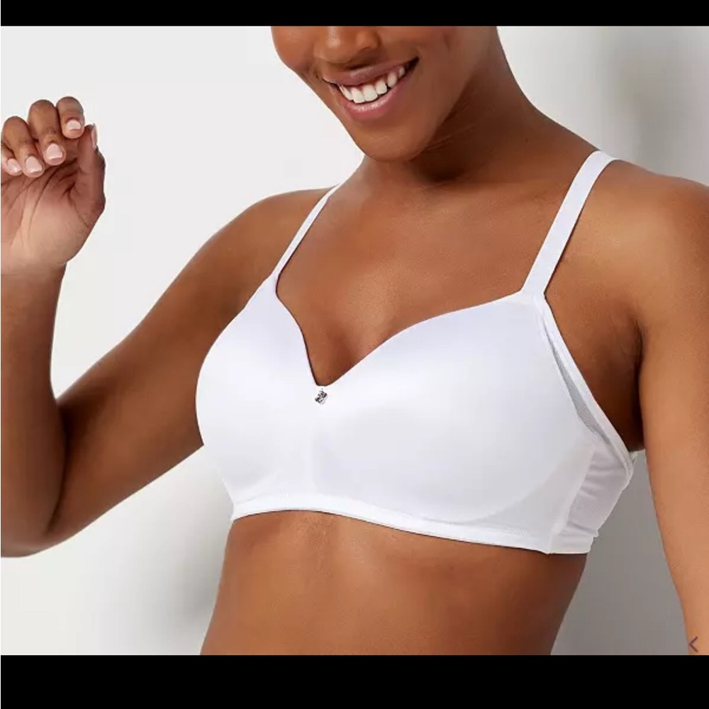 Breezies Smooth Radiance Wirefree T-Shirt Bra White